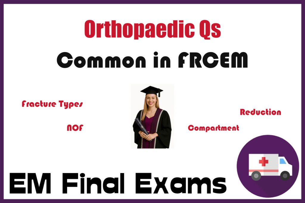 Most Common Orthopaedic Questions in FRCEM