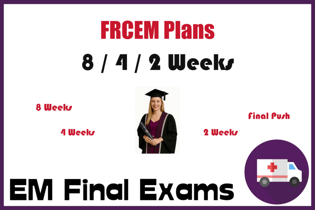 FRCEM Revision Plan 8 weeks / 4 weeks / 2 weeks