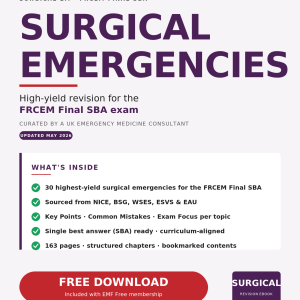 Surgical Specialty Guidelines - Ebook for the FRCEM Final SBA