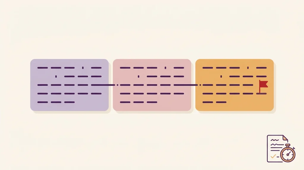 Three-month MRCEM Primary study plan calendar illustration
