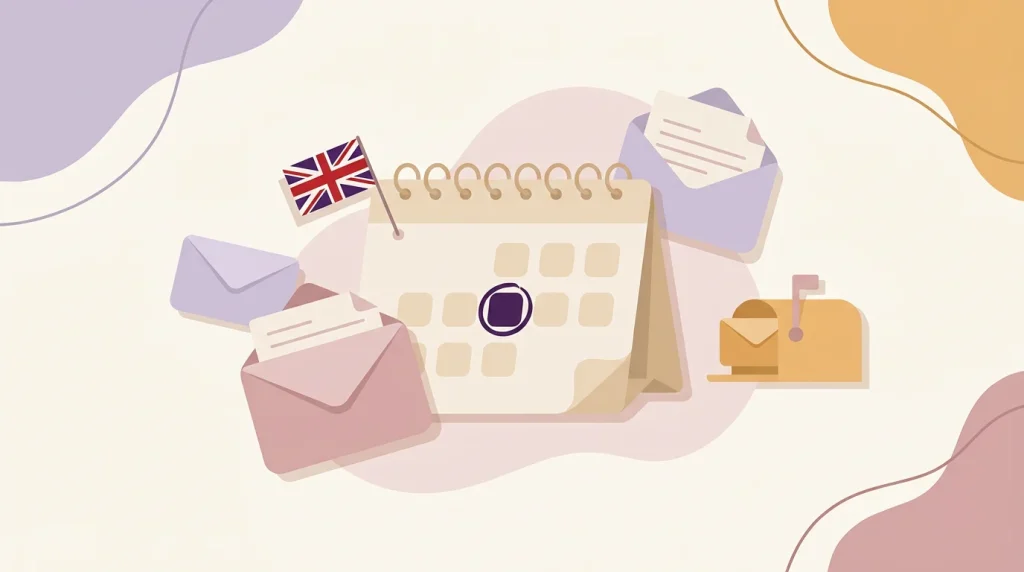 Stylised calendar with FRCEM/MRCEM results release date highlighted, UK exam timeline concept