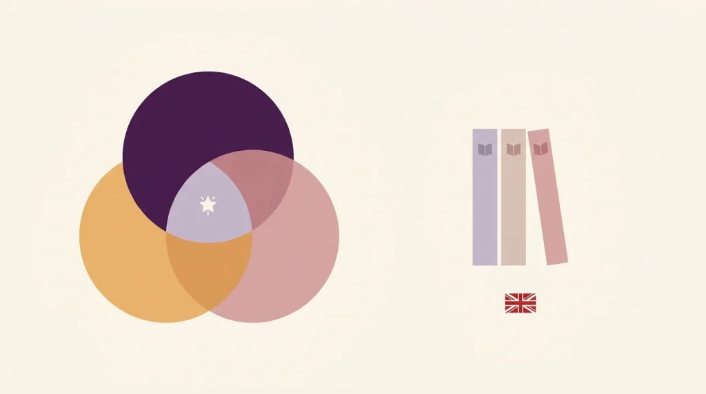 Three-circle Venn diagram of MRCEM MSRA and MRCS exam syllabus overlap
