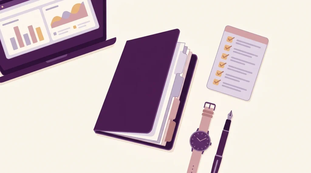ARCP portfolio preparation organised binder checklist